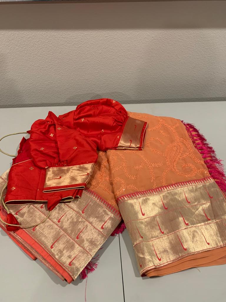 2 for $65 Chikankari saree