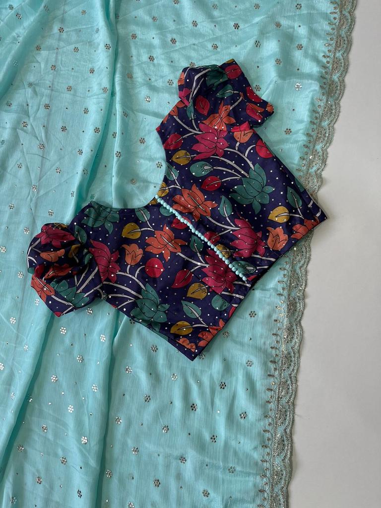 2 for $75 Chinnon saree--sold out (Can take pre-order)