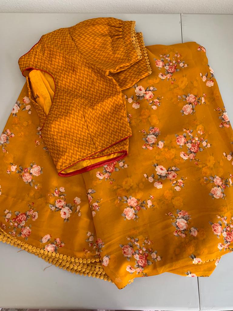 2 for $55 Georgette saree